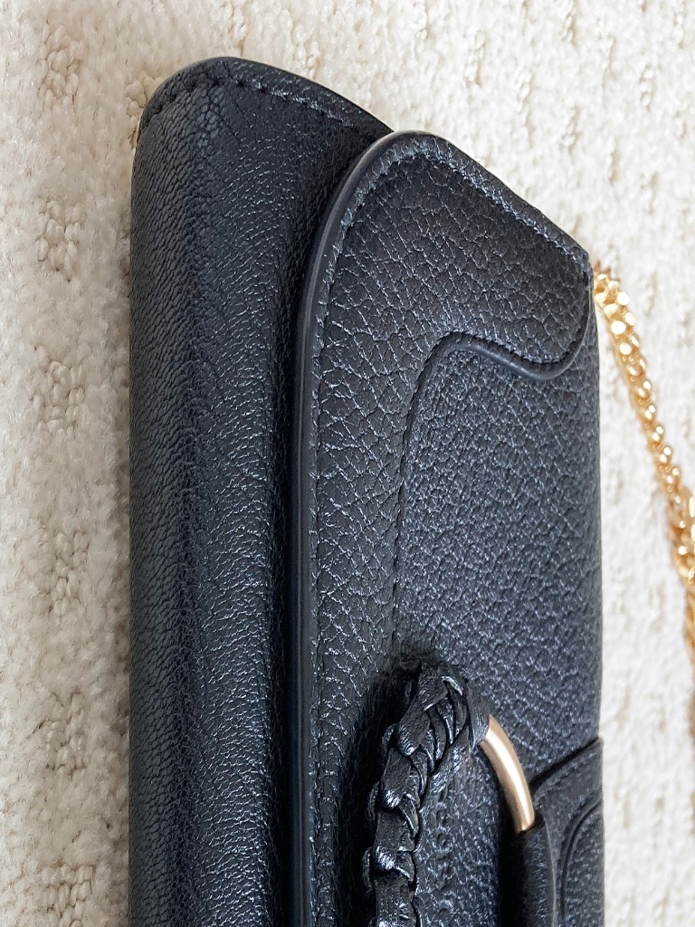 See by Chloe Black Leather Hana Wallet on Chain - Picture 12 of 14